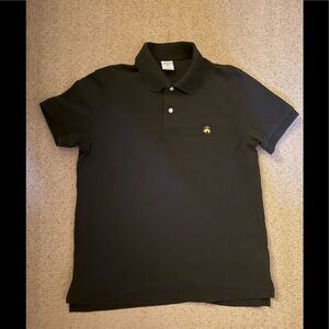 Brooks Brothers Polo Black Slim Fit Mens Medium